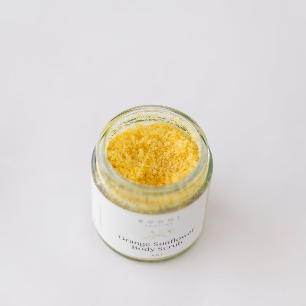 Orange Sunflower Body Scrub