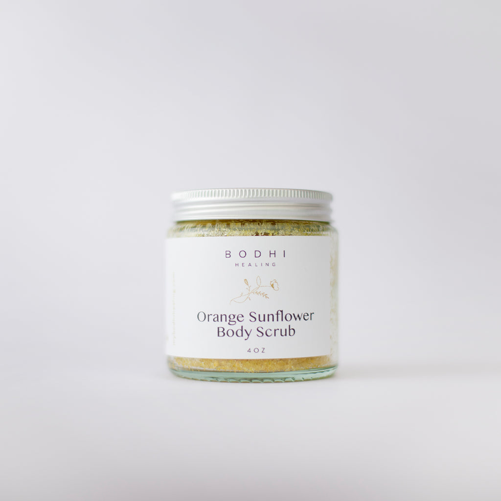 Orange Sunflower Body Scrub