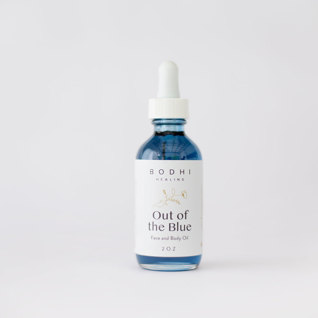 Out of the blue body and face night serum